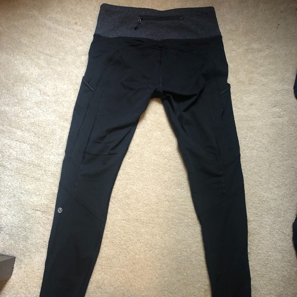Lululemon Speed Up Tight, black, size 8